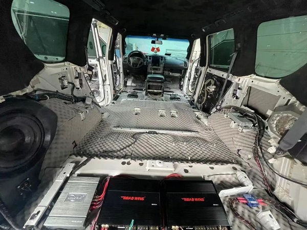 西安双龙影音|日产途乐升级路翼ROAD WING汽车音响