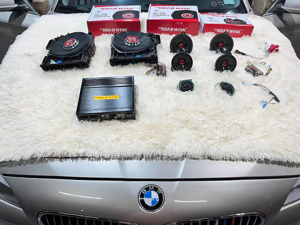 宝马五系无损升级法国路翼专车专用音响
