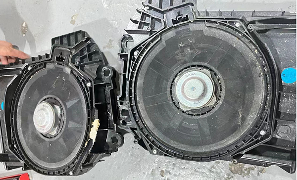 宝马五系无损升级法国路翼专车专用音响